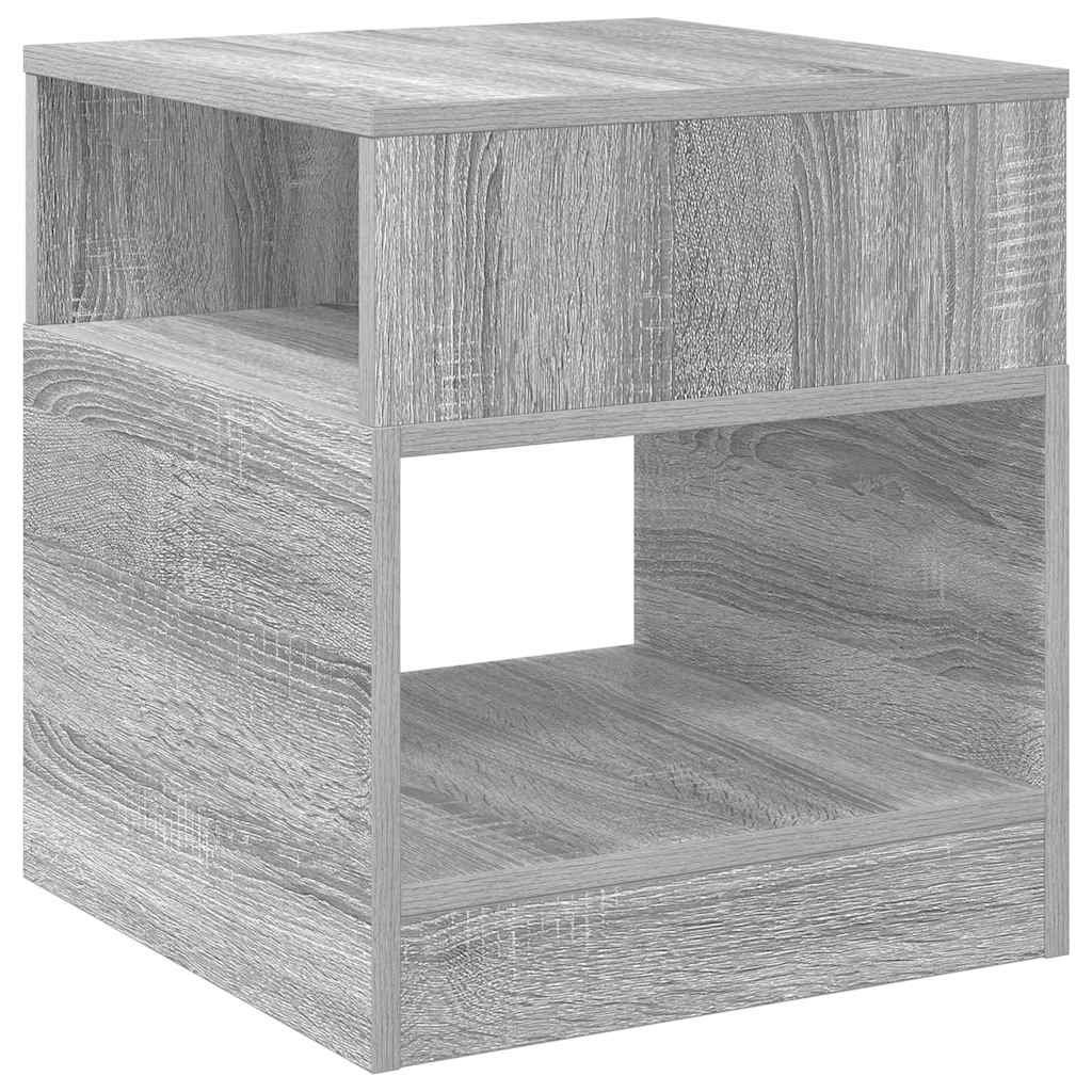 Table d'appoint Gris Sonoma 40,5 x 40 x 45 cm Bois d'ingénierie - XIOS