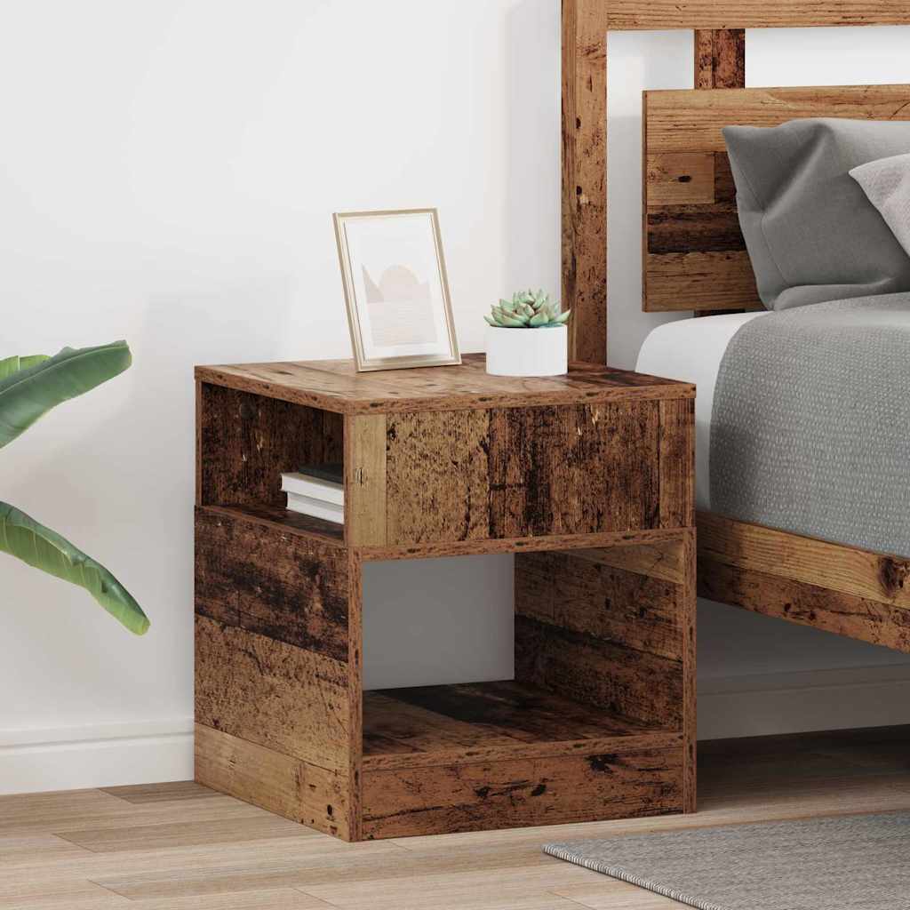 Table d'appoint 2 pcs Bois ancien 40,5 x 40 x 45 cm - XIOS