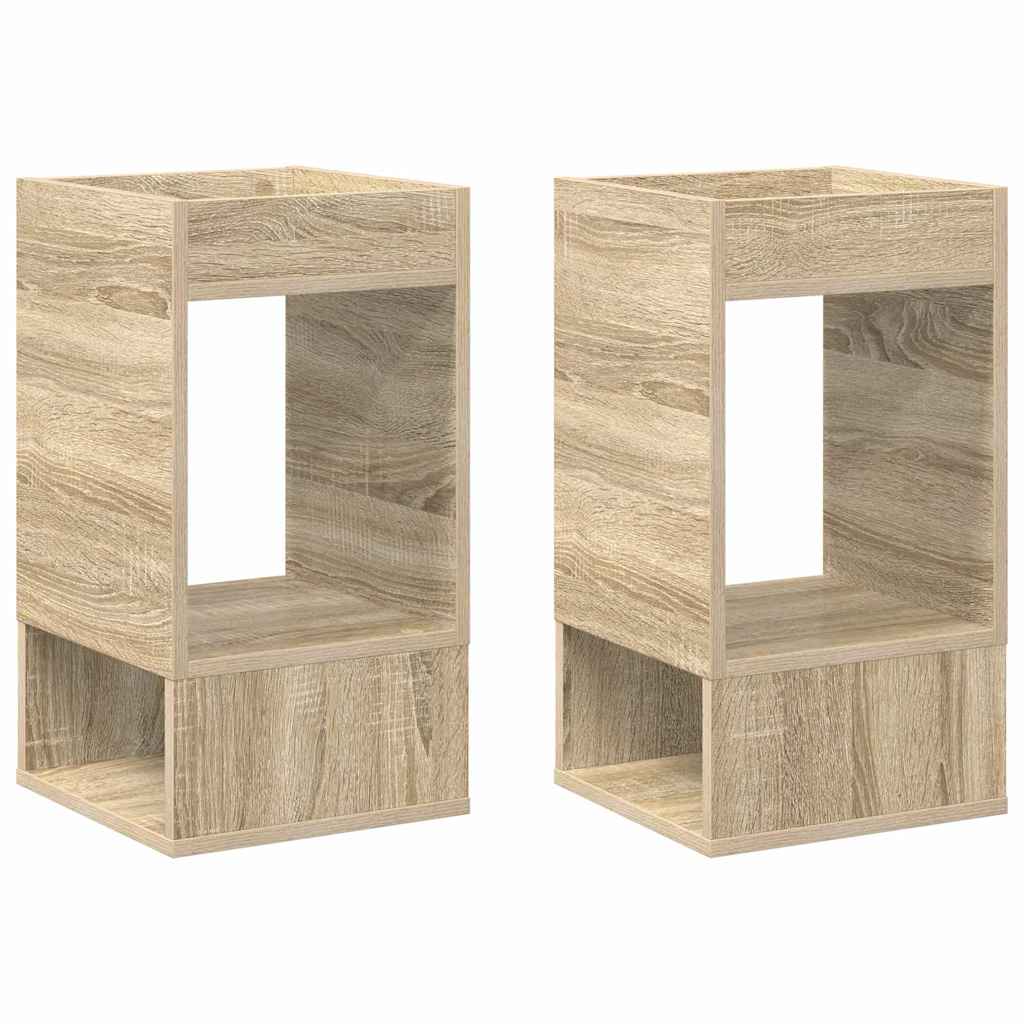 Table d'appoint 2 pc Chêne Sonoma 30 x 30 x 56 cm - XIOS