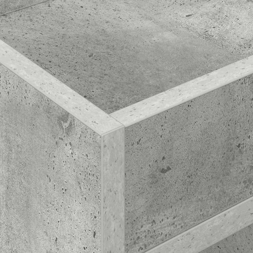 Table d'appoint 2 pc Gris béton 30 x 30 x 56 cm - XIOS