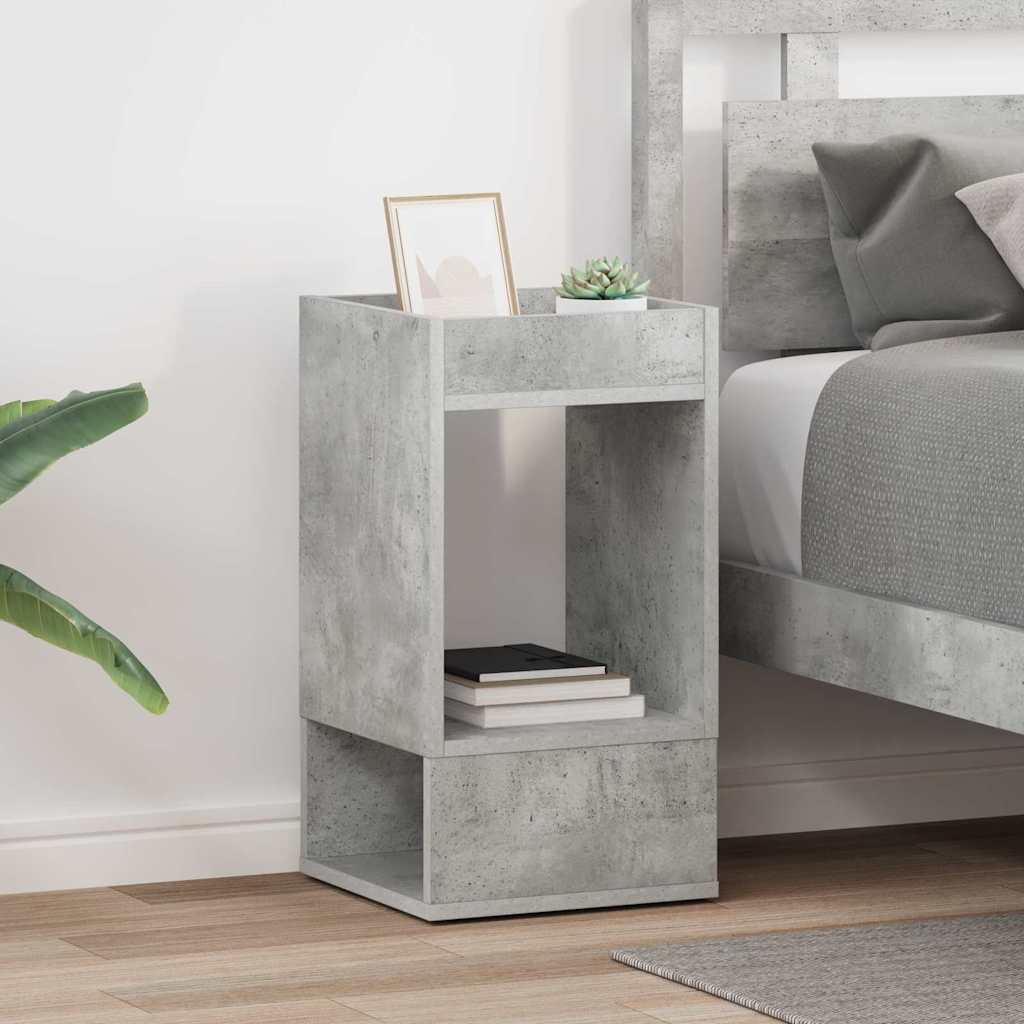 Table d'appoint 2 pc Gris béton 30 x 30 x 56 cm - XIOS