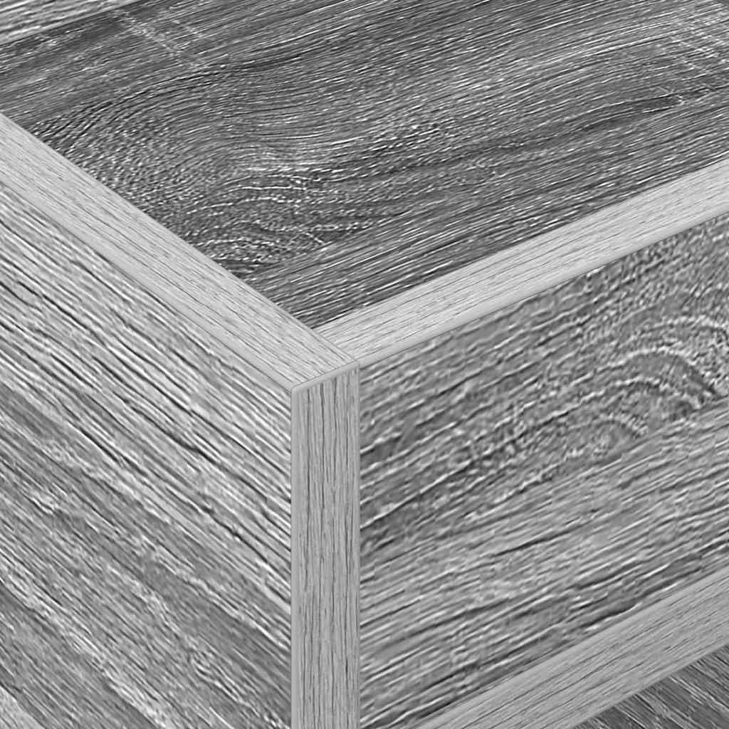 Table d'appoint 2 pc Gris Sonoma 30 x 30 x 56 cm - XIOS