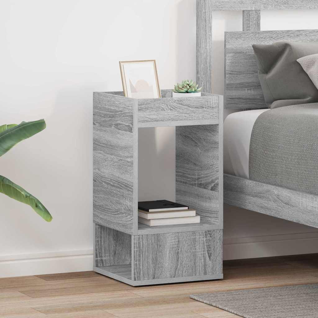 Table d'appoint 2 pc Gris Sonoma 30 x 30 x 56 cm - XIOS
