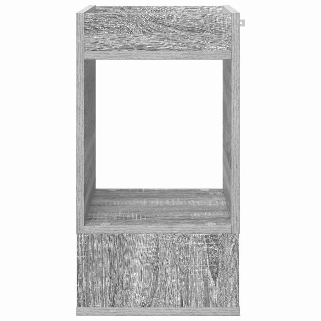 Table d'appoint 2 pc Gris Sonoma 30 x 30 x 56 cm - XIOS