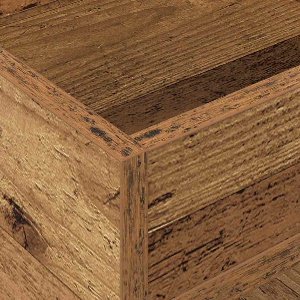 Table d'appoint 2 pc Bois ancien 30 x 30 x 56 cm - XIOS