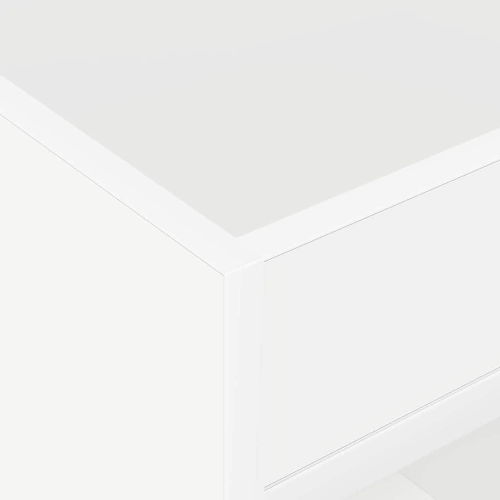 Table d'appoint 2 pcs Blanc 40 x 40 x 56 cm Bois d'ingénierie - XIOS