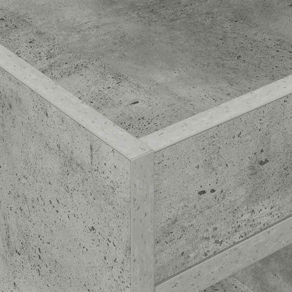 Table d'appoint Gris béton 40 x 40 x 56 cm Bois d'ingénierie - XIOS