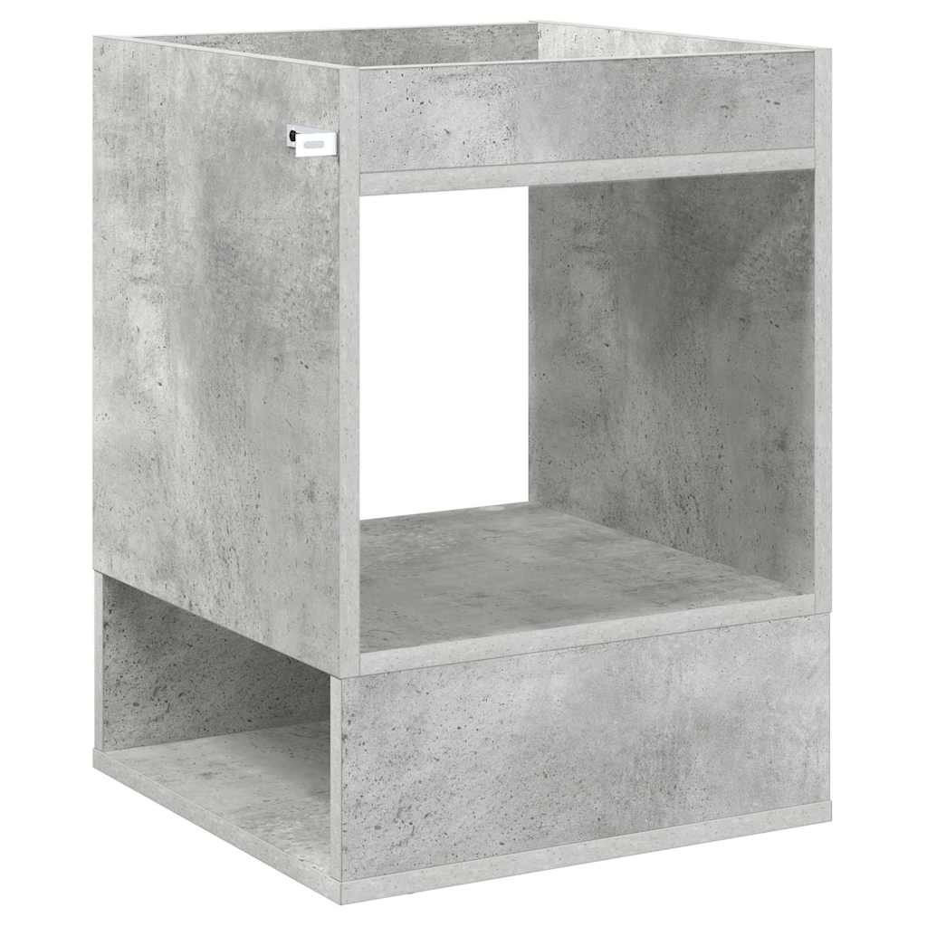Table d'appoint Gris béton 40 x 40 x 56 cm Bois d'ingénierie - XIOS