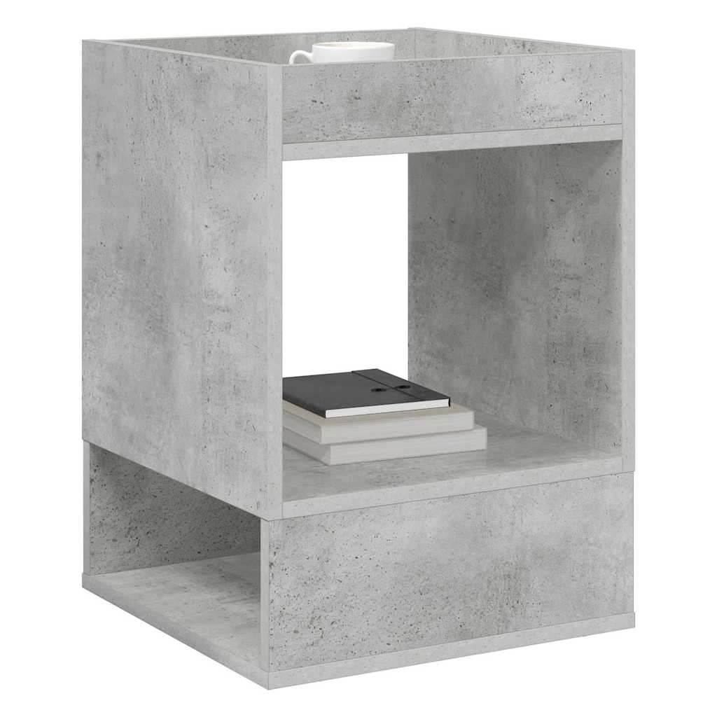 Table d'appoint Gris béton 40 x 40 x 56 cm Bois d'ingénierie - XIOS
