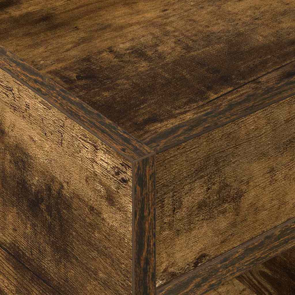 Table d'appoint Chêne fumé 40 x 40 x 56 cm Bois d'ingénierie - XIOS