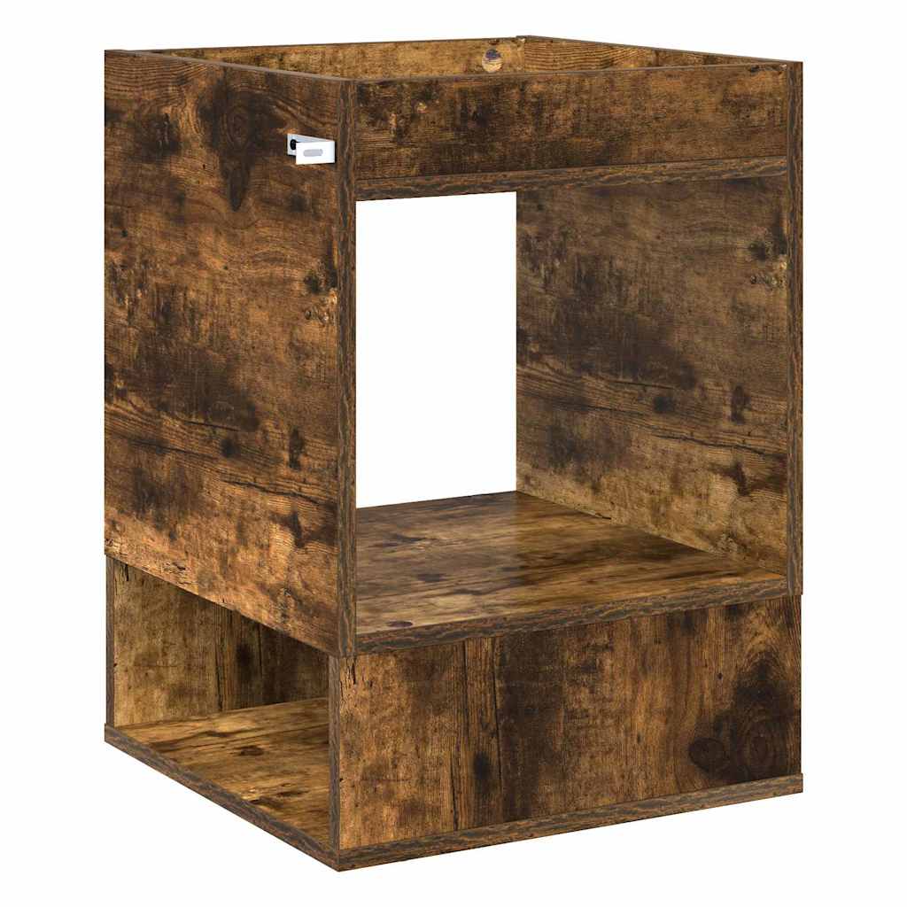 Table d'appoint Chêne fumé 40 x 40 x 56 cm Bois d'ingénierie - XIOS