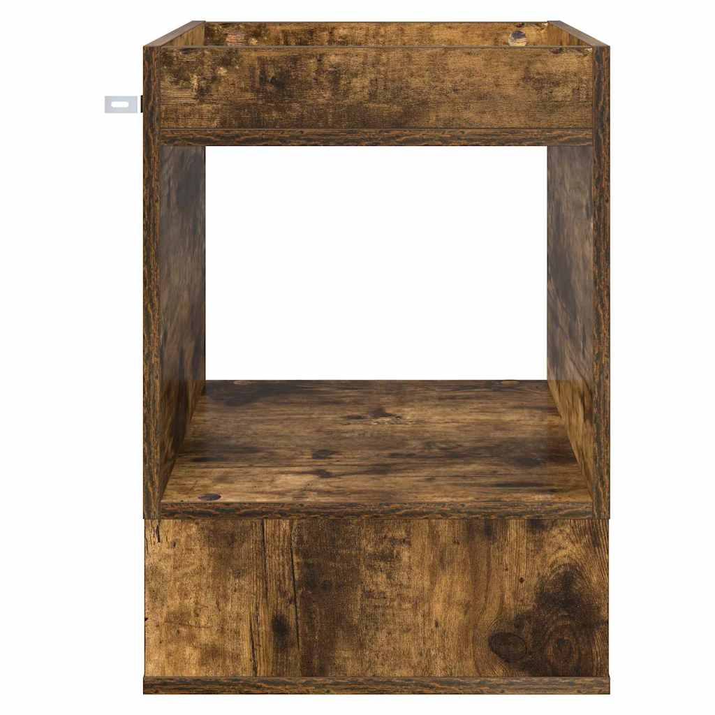 Table d'appoint Chêne fumé 40 x 40 x 56 cm Bois d'ingénierie - XIOS