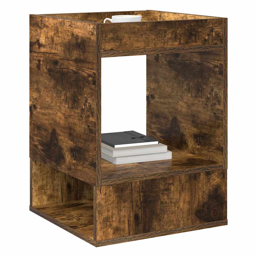 Table d'appoint Chêne fumé 40 x 40 x 56 cm Bois d'ingénierie - XIOS