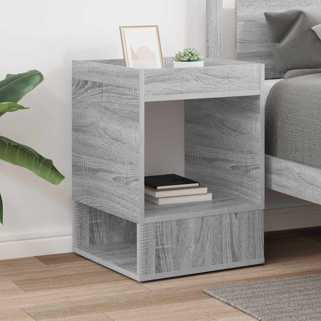 Table d'appoint Gris Sonoma 40 x 40 x 56 cm Bois d'ingénierie - XIOS