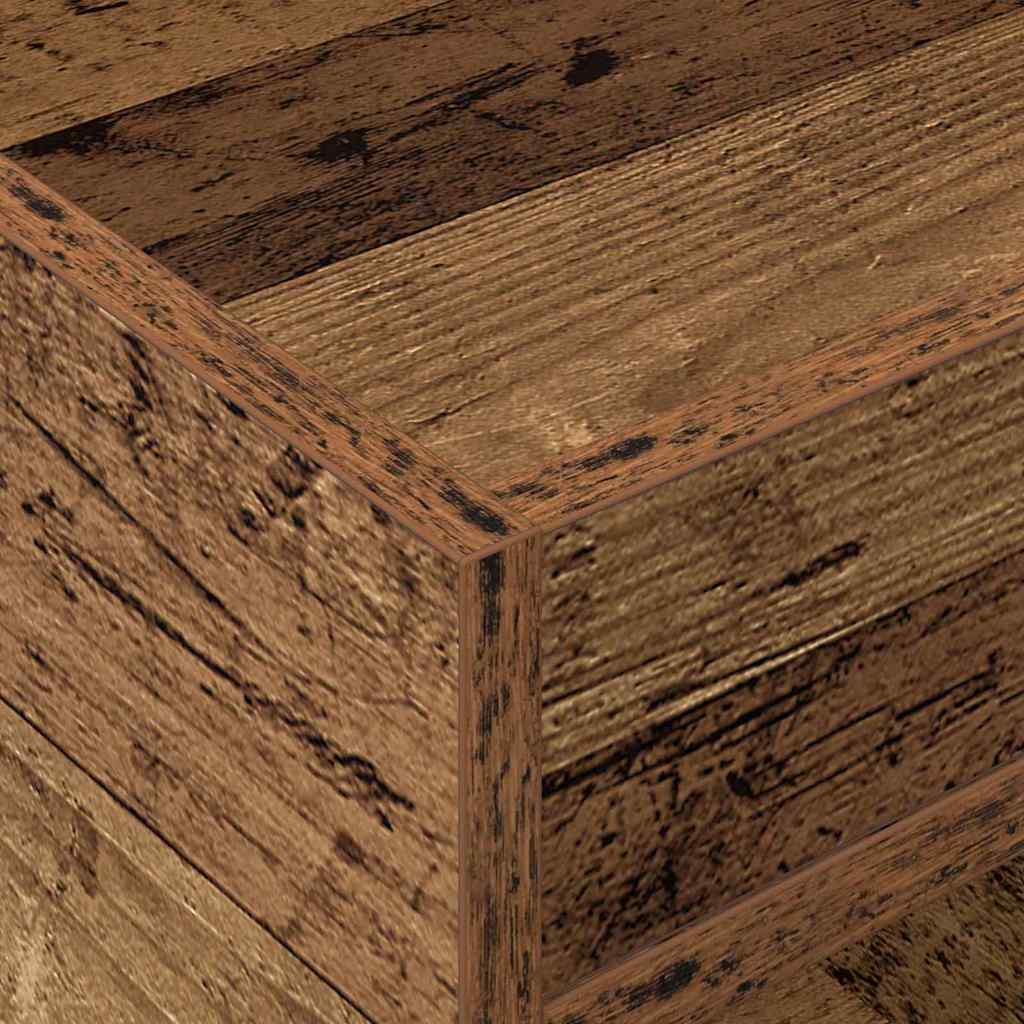 Table d'appoint Bois ancien 40 x 40 x 56 cm Bois d'ingénierie - XIOS