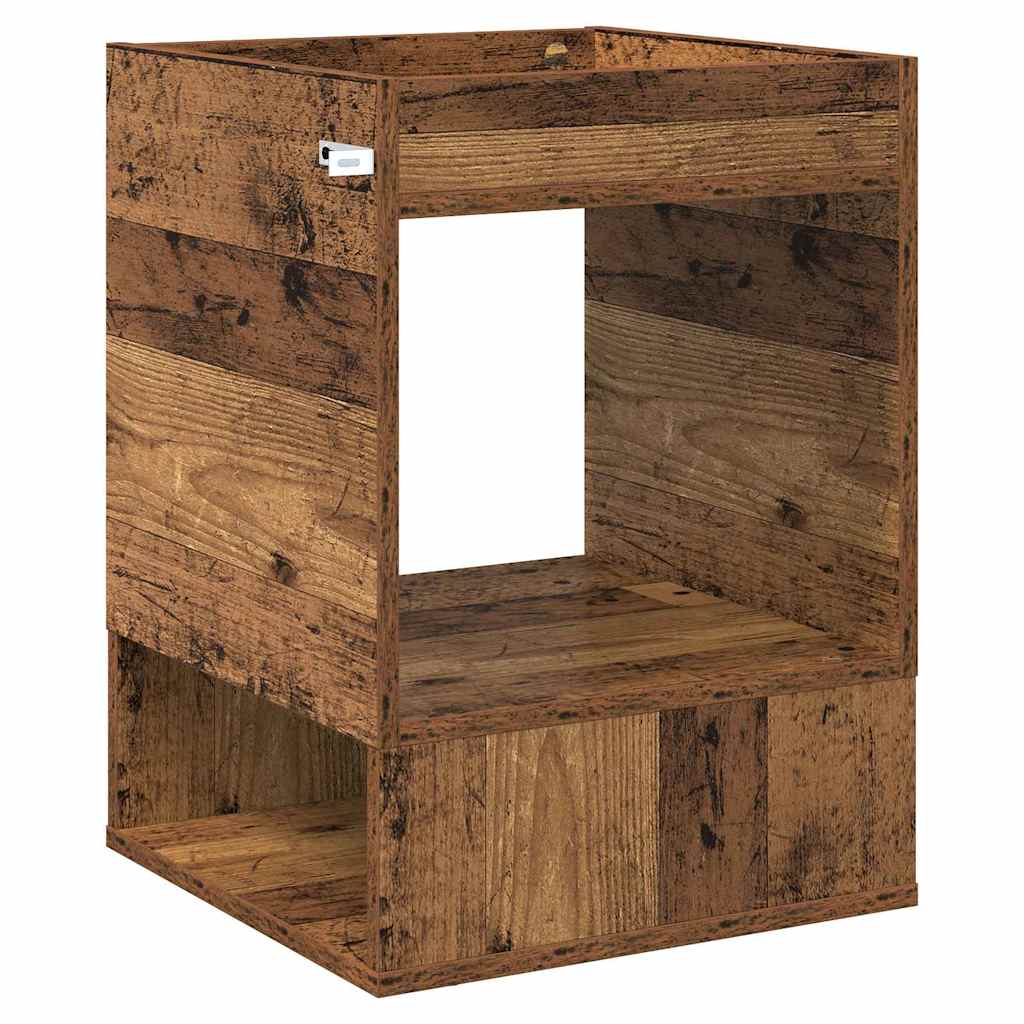 Table d'appoint Bois ancien 40 x 40 x 56 cm Bois d'ingénierie - XIOS