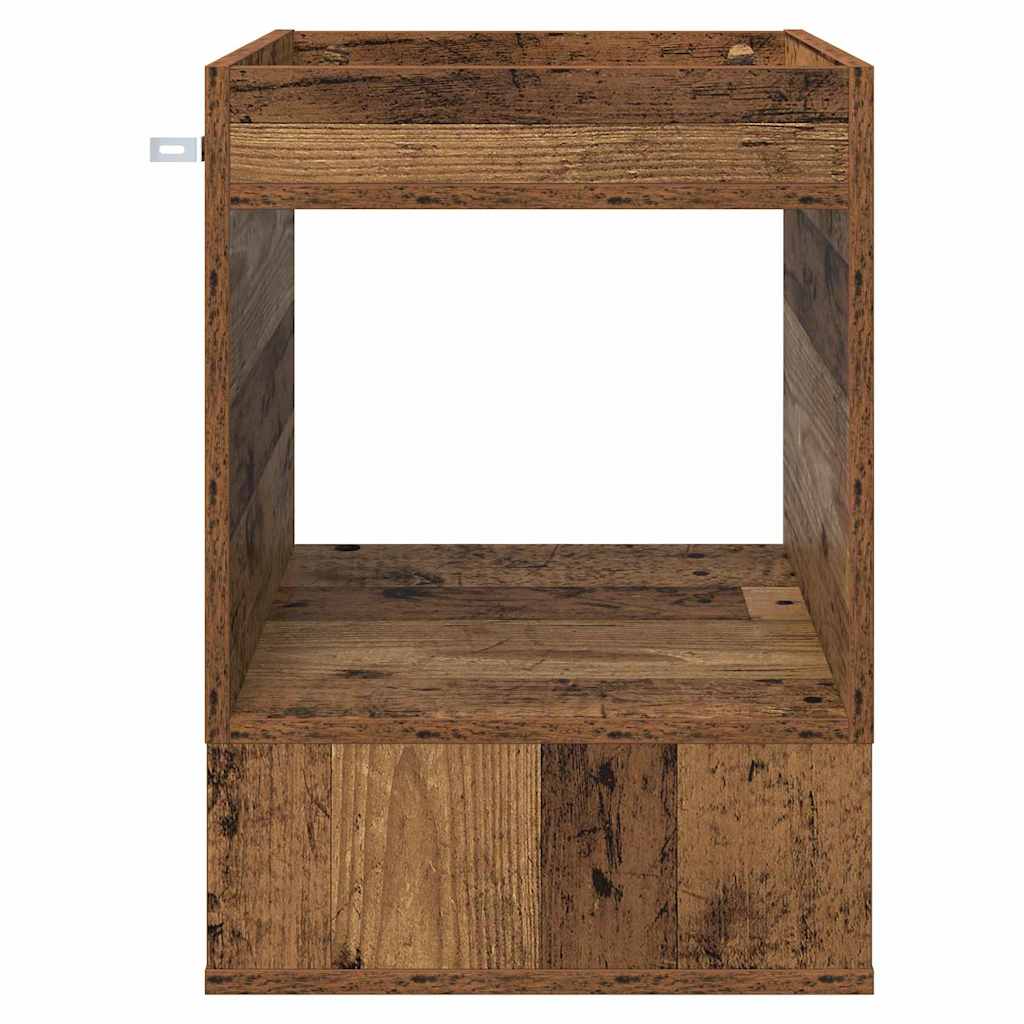 Table d'appoint Bois ancien 40 x 40 x 56 cm Bois d'ingénierie - XIOS