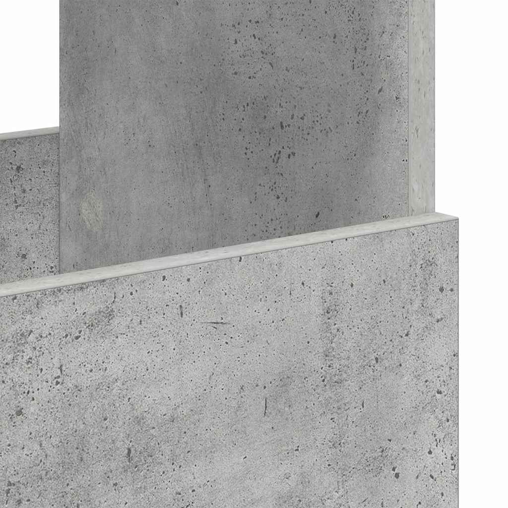 Étagère à magazines Gris béton 102 x 30 x 45 cm - XIOS