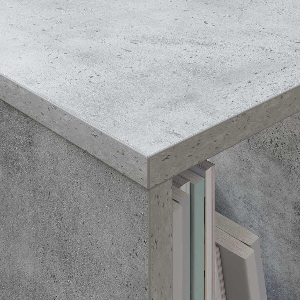 Étagère à magazines Gris béton 102 x 30 x 45 cm - XIOS