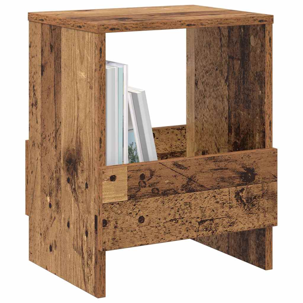 Étagère à magazines Bois ancien 35 x 30 x 45 cm - XIOS