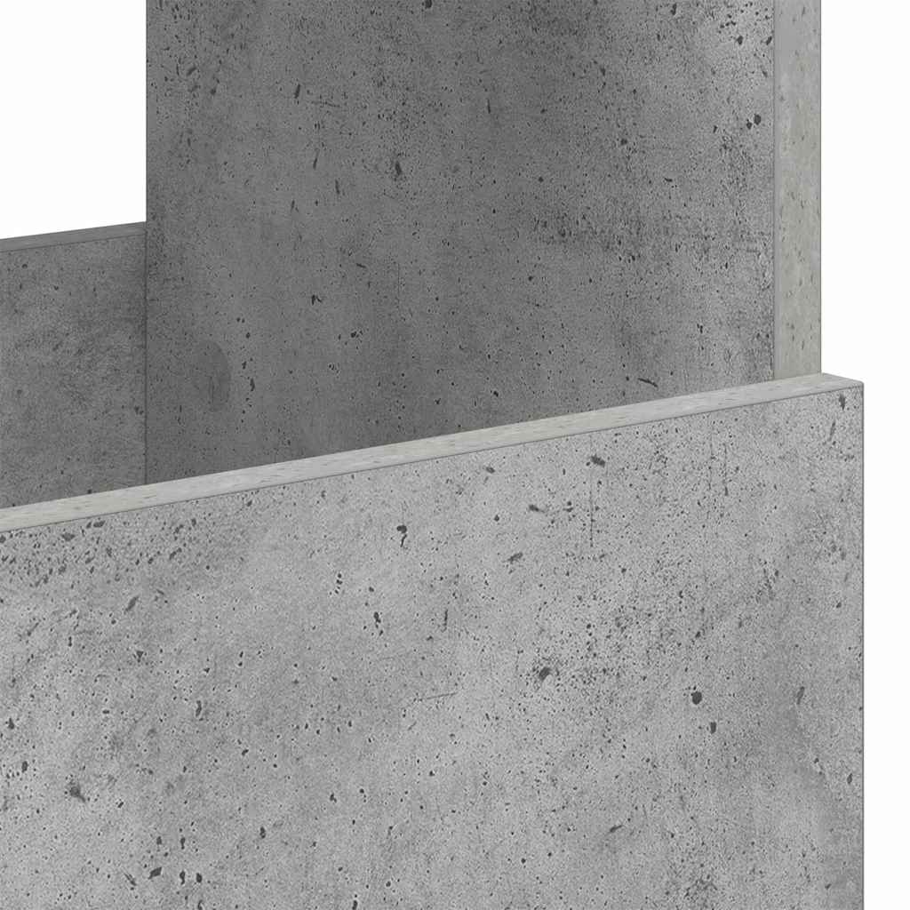 Étagère à magazines Gris béton 68,5 x 30 x 45 cm - XIOS