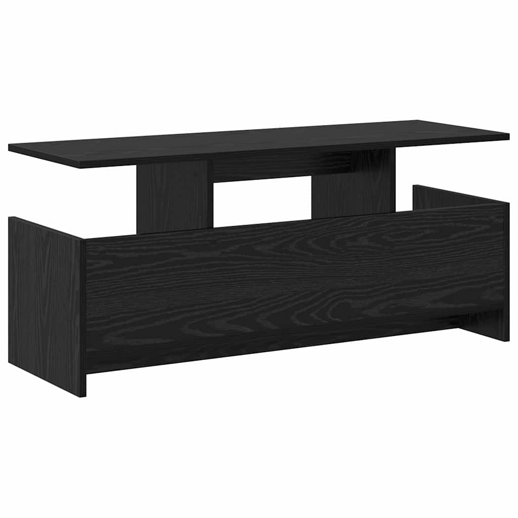 Meuble TV Chêne noir 102 x 35 x 45 cm Bois d'ingénierie - XIOS