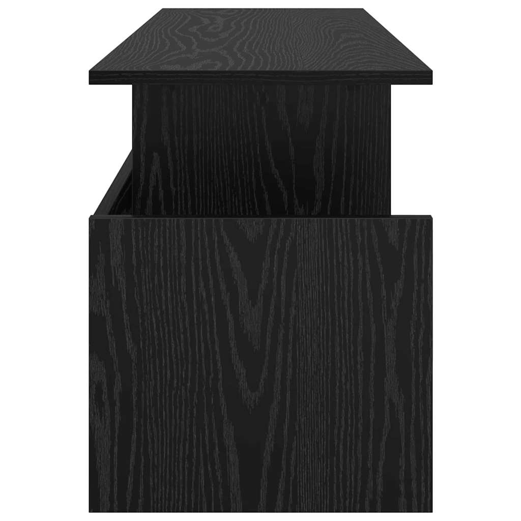Meuble TV Chêne noir 102 x 35 x 45 cm Bois d'ingénierie - XIOS
