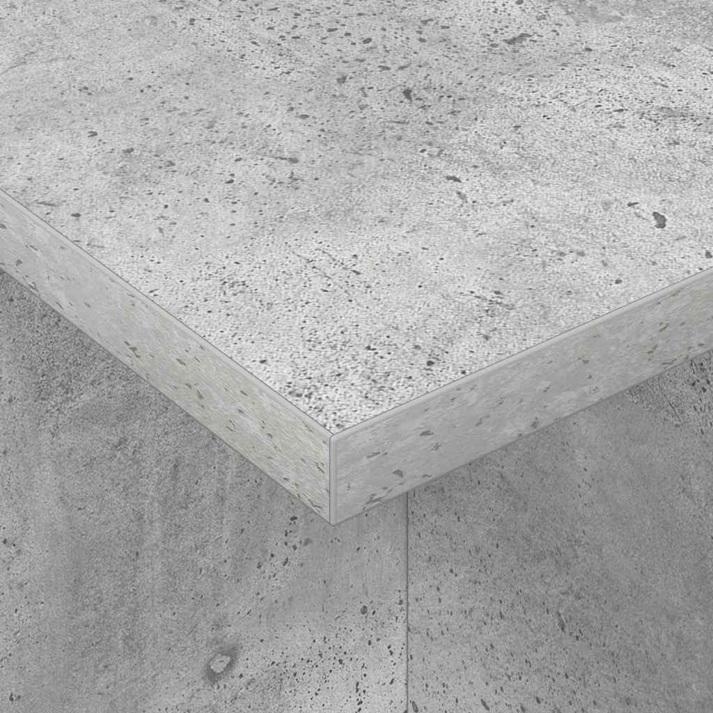 Meuble TV Gris béton 102 x 35 x 45 cm Bois d'ingénierie - XIOS