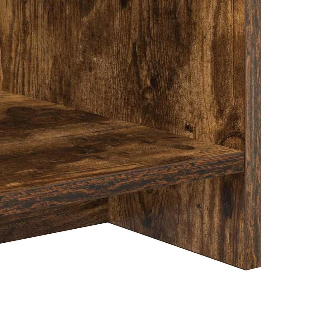 Meuble TV Chêne fumé 102 x 35 x 45 cm Bois d'ingénierie - XIOS