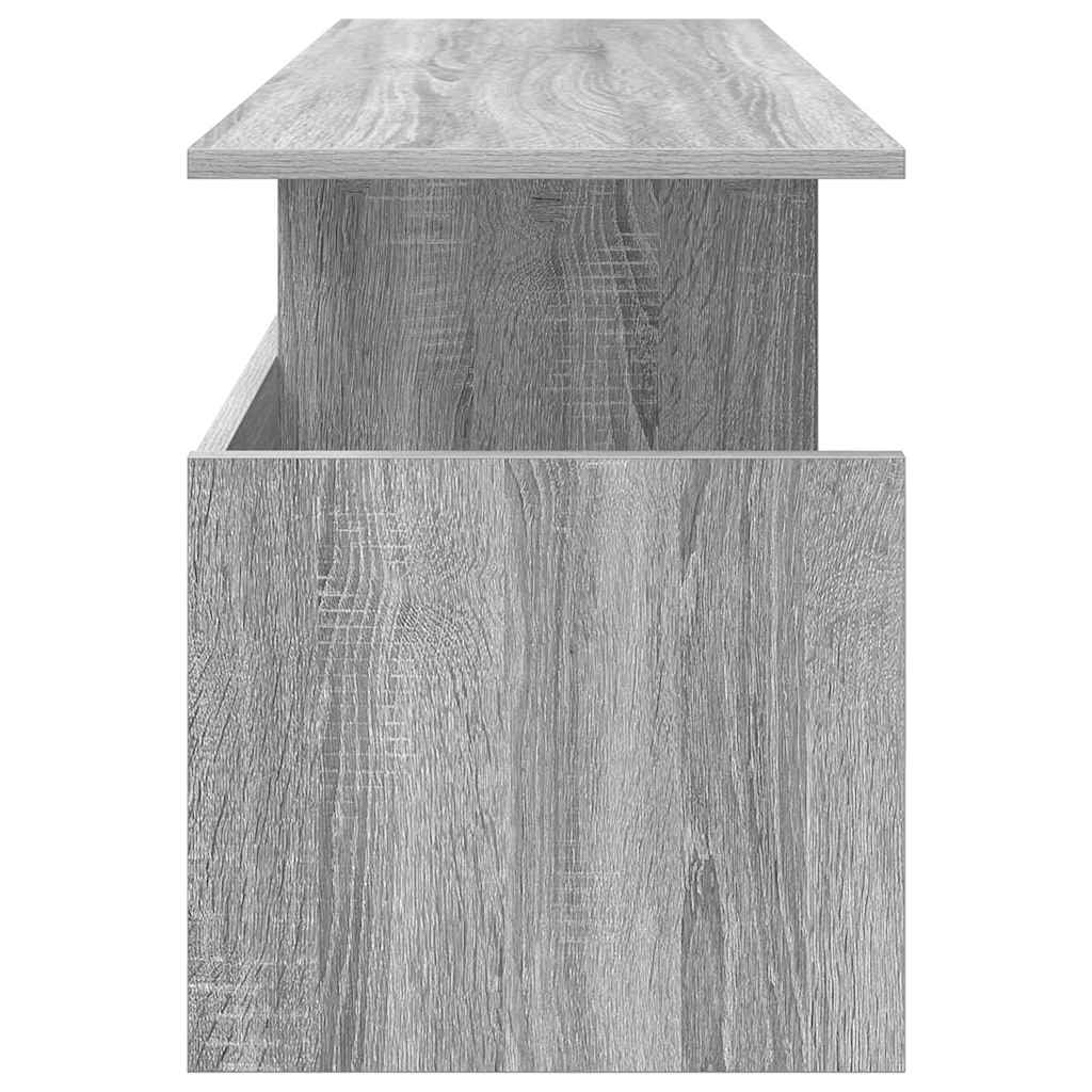 Meuble TV Gris Sonoma 102 x 35 x 45 cm Bois d'ingénierie - XIOS
