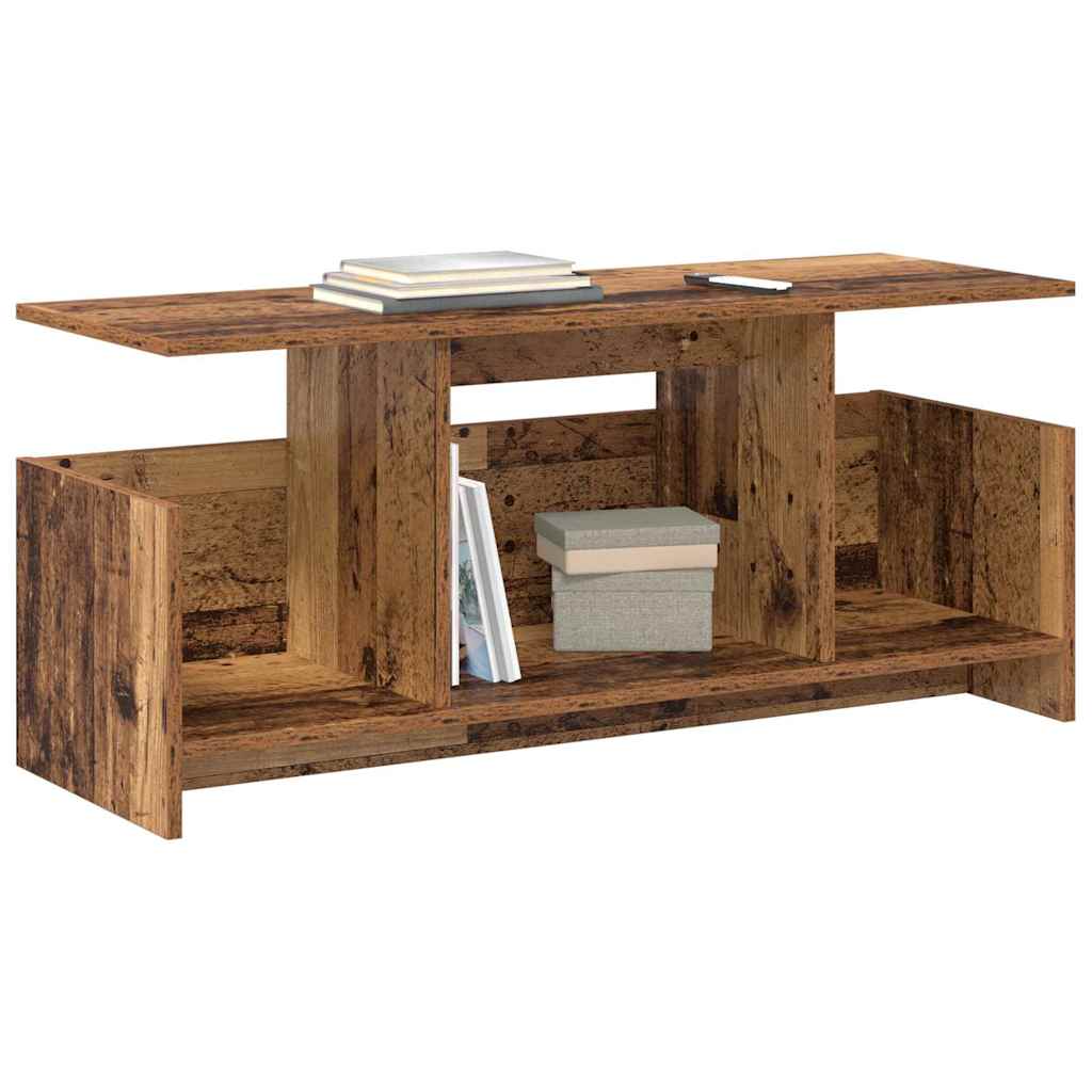 Meuble TV Bois ancien 102 x 35 x 45 cm Bois d'ingénierie - XIOS