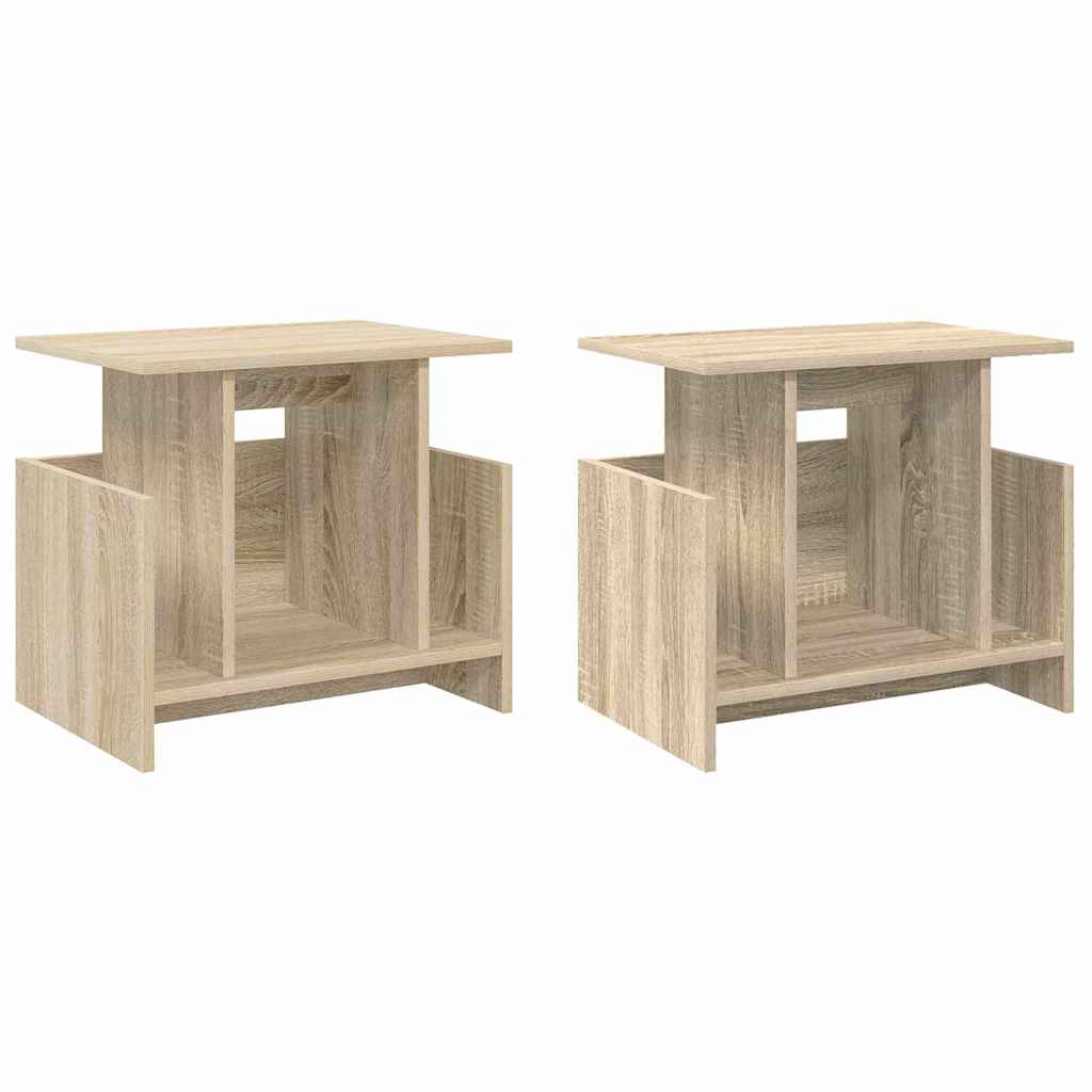 Meuble TV 2 pcs Chêne Sonoma 50 x 35 x 45 cm Bois d'ingénierie - XIOS