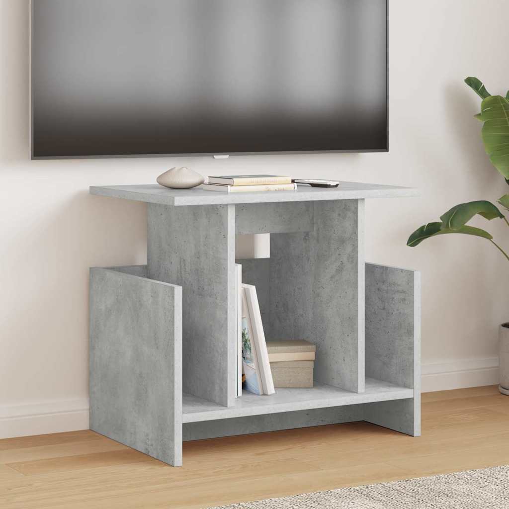 Meuble TV Gris béton 50 x 35 x 45 cm Bois d'ingénierie - XIOS
