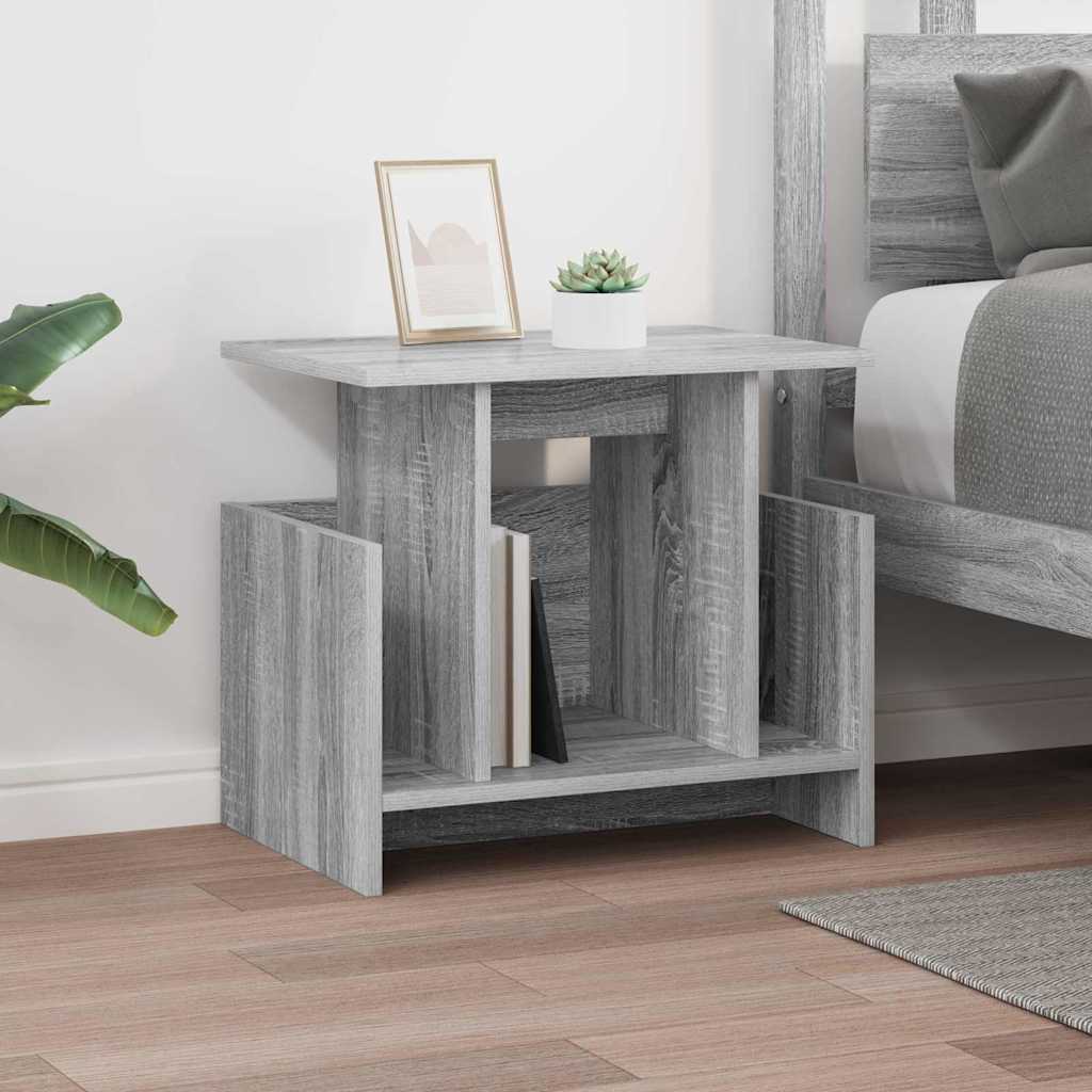 Meuble TV 2 pcs Gris Sonoma 50 x 35 x 45 cm Bois d'ingénierie - XIOS