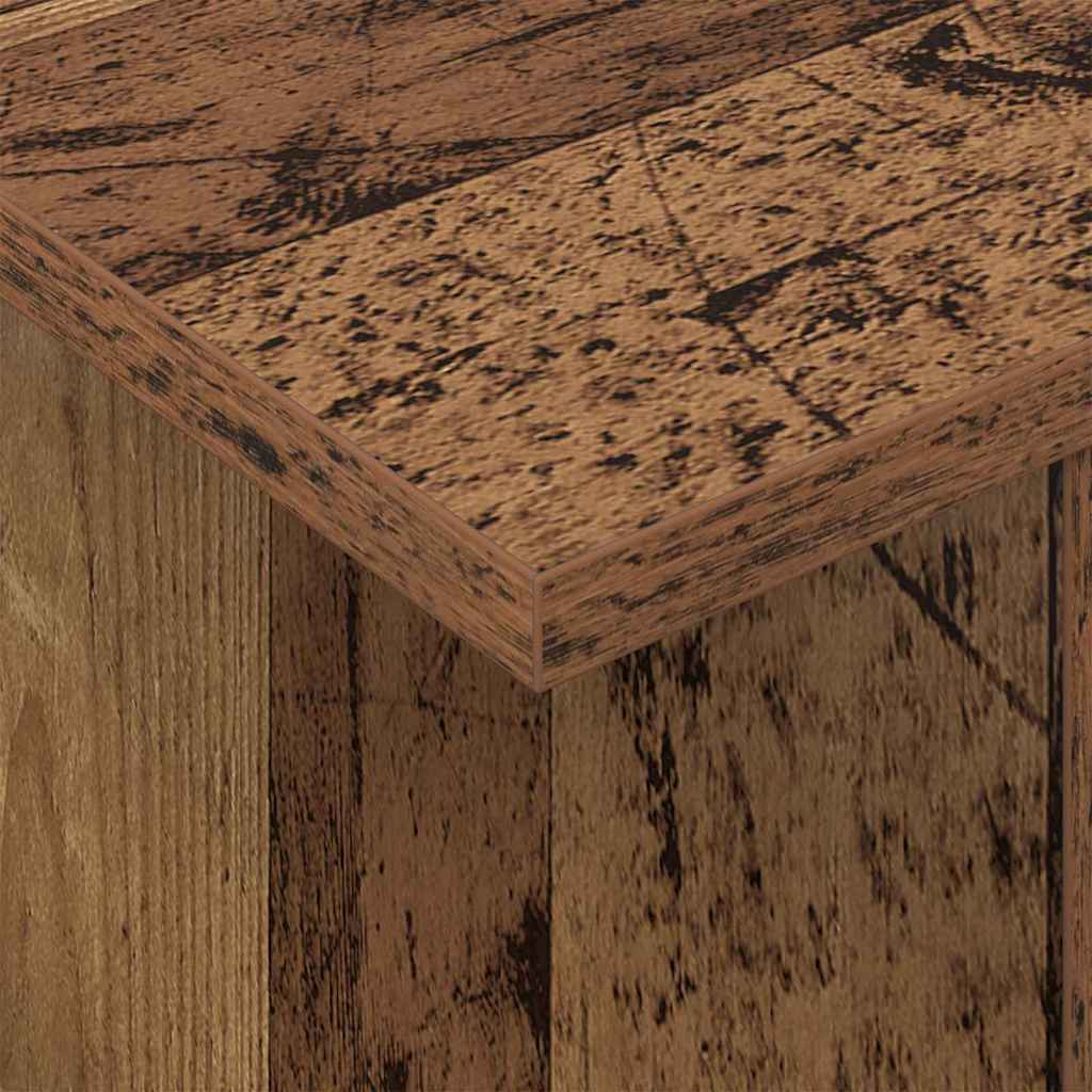 Meuble TV 2 pcs Bois ancien 50 x 35 x 45 cm Bois d'ingénierie - XIOS
