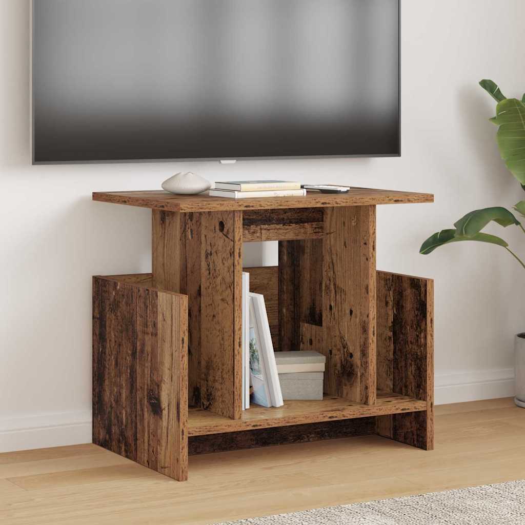 Meuble TV 2 pcs Bois ancien 50 x 35 x 45 cm Bois d'ingénierie - XIOS