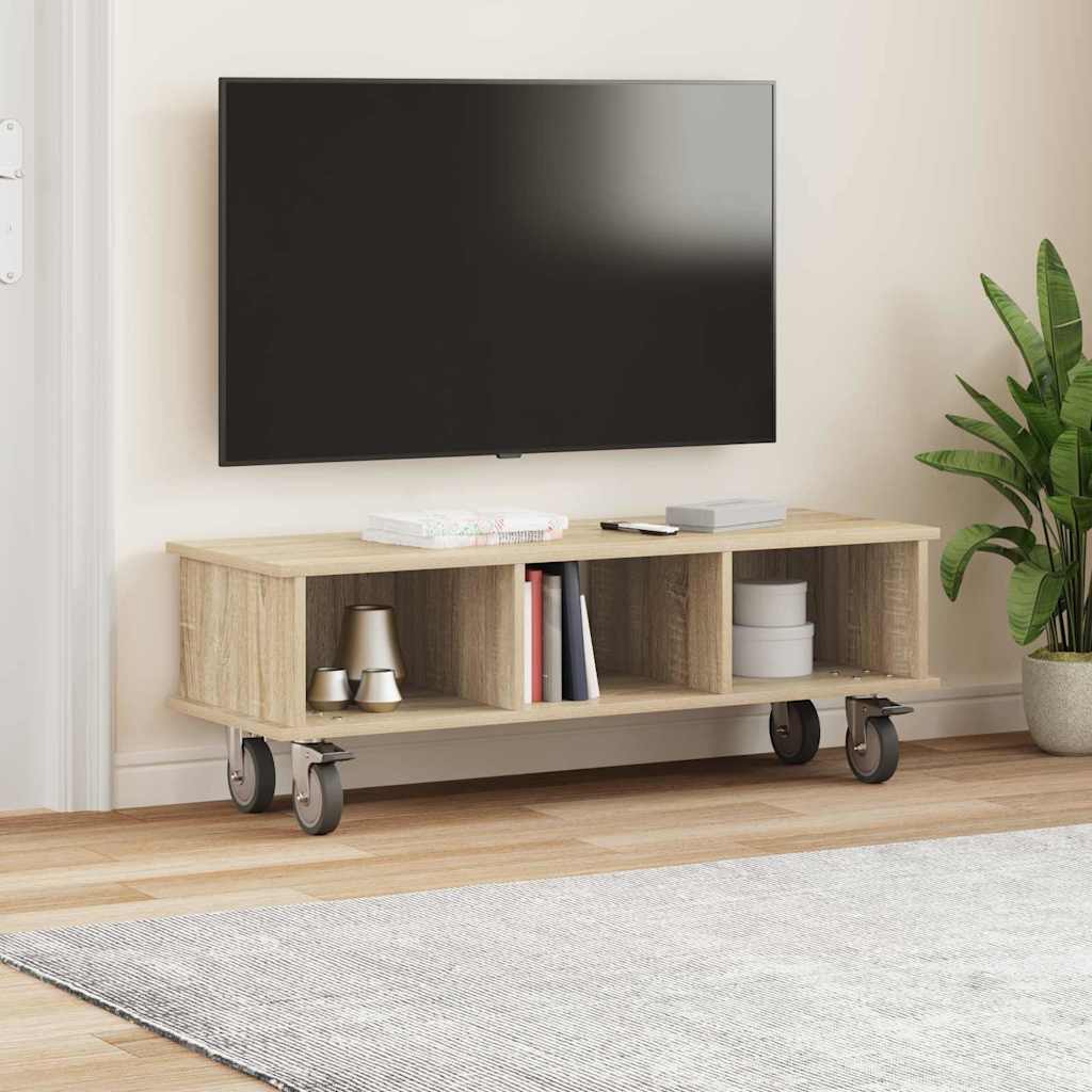Meuble TV Chêne Sonoma 100 x 35 x 35 cm Bois d'ingénierie - XIOS
