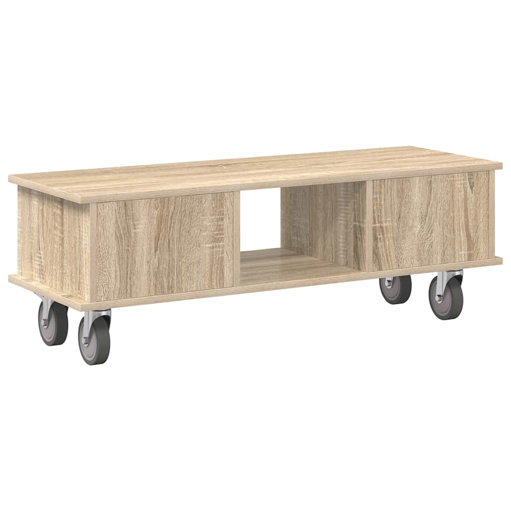 Meuble TV Chêne Sonoma 100 x 35 x 35 cm Bois d'ingénierie - XIOS