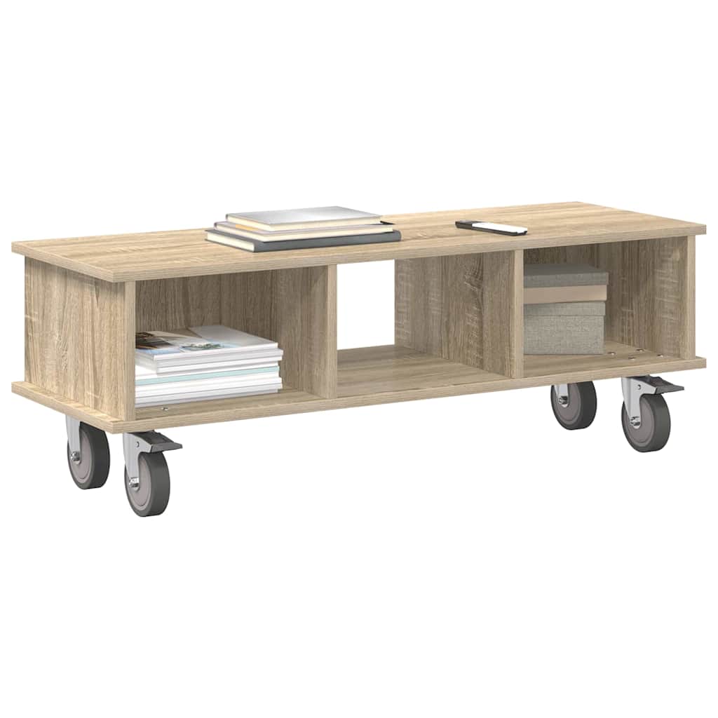 Meuble TV Chêne Sonoma 100 x 35 x 35 cm Bois d'ingénierie - XIOS