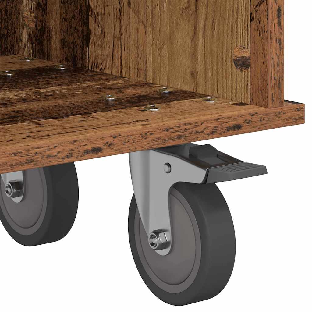 Meuble TV Bois ancien 100 x 35 x 35 cm Bois d'ingénierie - XIOS