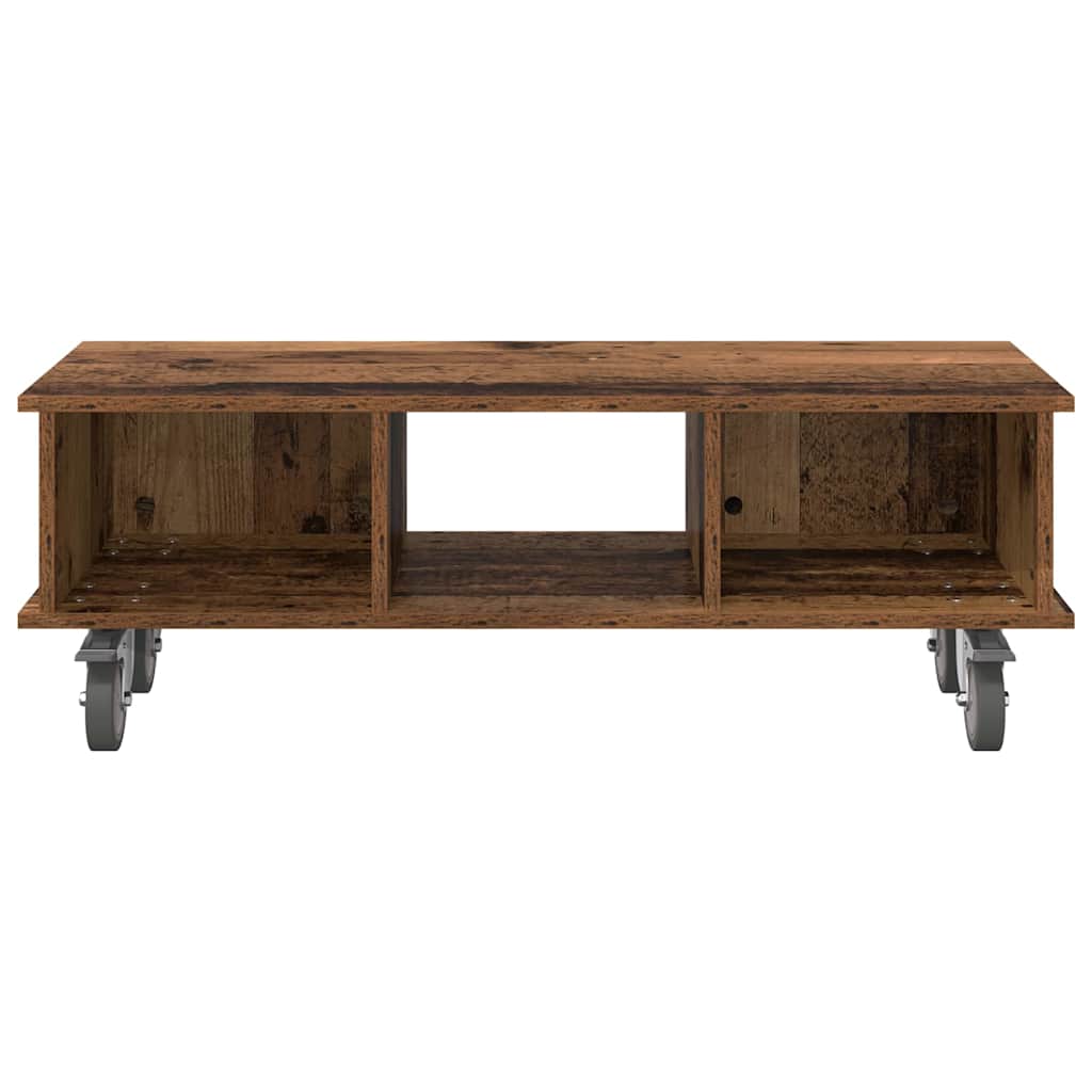 Meuble TV Bois ancien 100 x 35 x 35 cm Bois d'ingénierie - XIOS