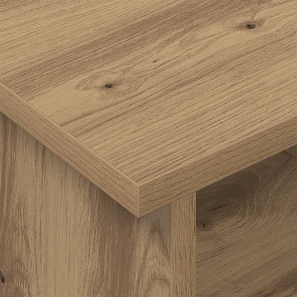 Meuble TV Chêne artisanal 100 x 35 x 35 cm Bois d'ingénierie - XIOS