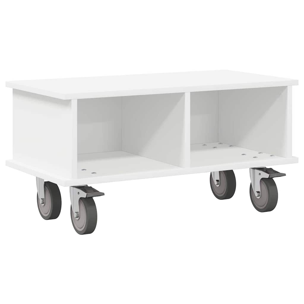 Meuble TV 68,5 x 35 x 35 cm Blanc Bois d'ingénierie - XIOS