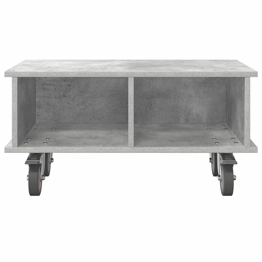 Meuble TV Gris béton 68,5 x 35 x 35 cm Bois d'ingénierie - XIOS