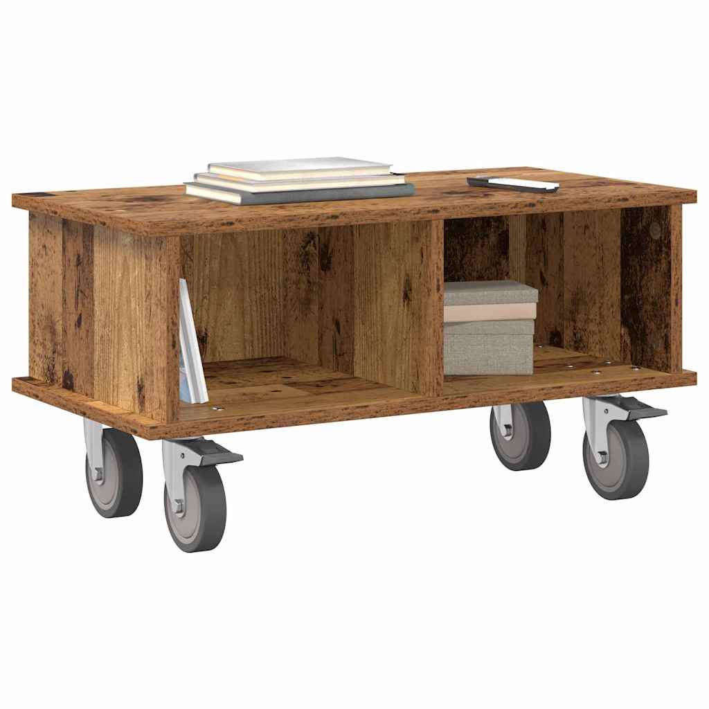 Meuble TV Bois ancien 68,5 x 35 x 35 cm Bois d'ingénierie - XIOS