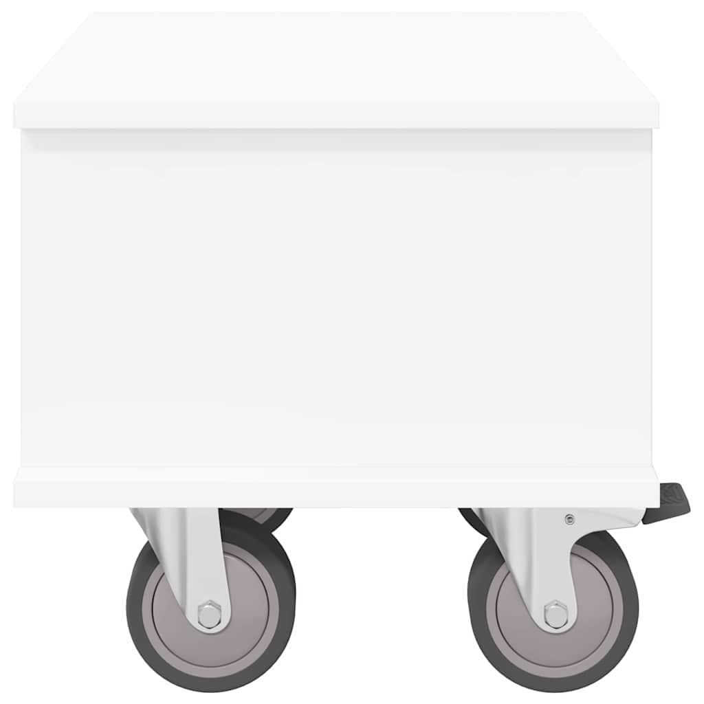 Meuble TV Blanc 37 x 35 x 35 cm Bois d'ingénierie - XIOS