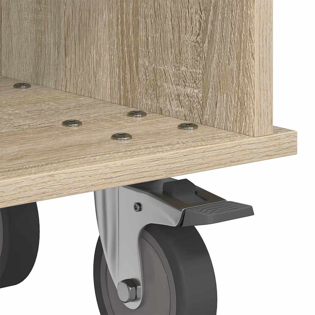 Meuble TV Chêne Sonoma 37 x 35 x 35 cm Bois d'ingénierie - XIOS