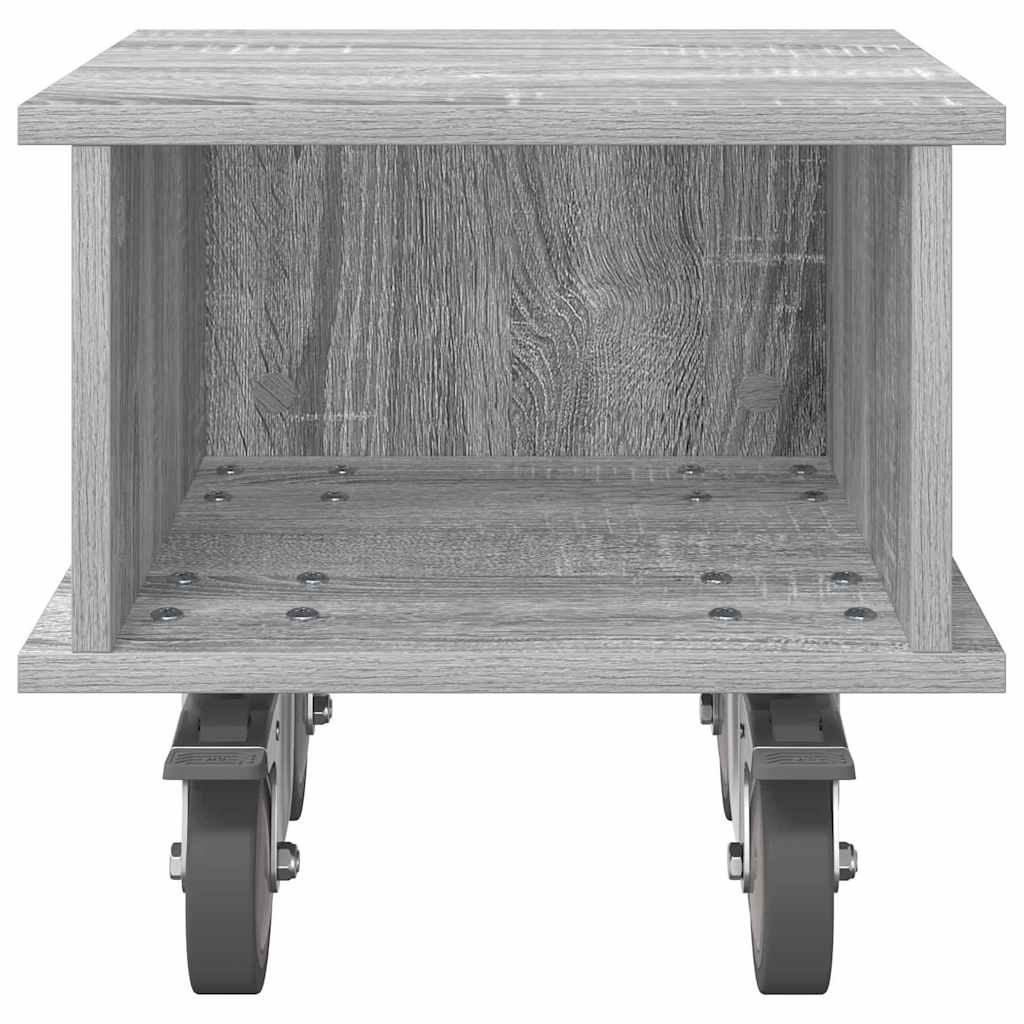 Meuble TV 37 x 35 x 35 cm Gris Sonoma Bois d'ingénierie - XIOS