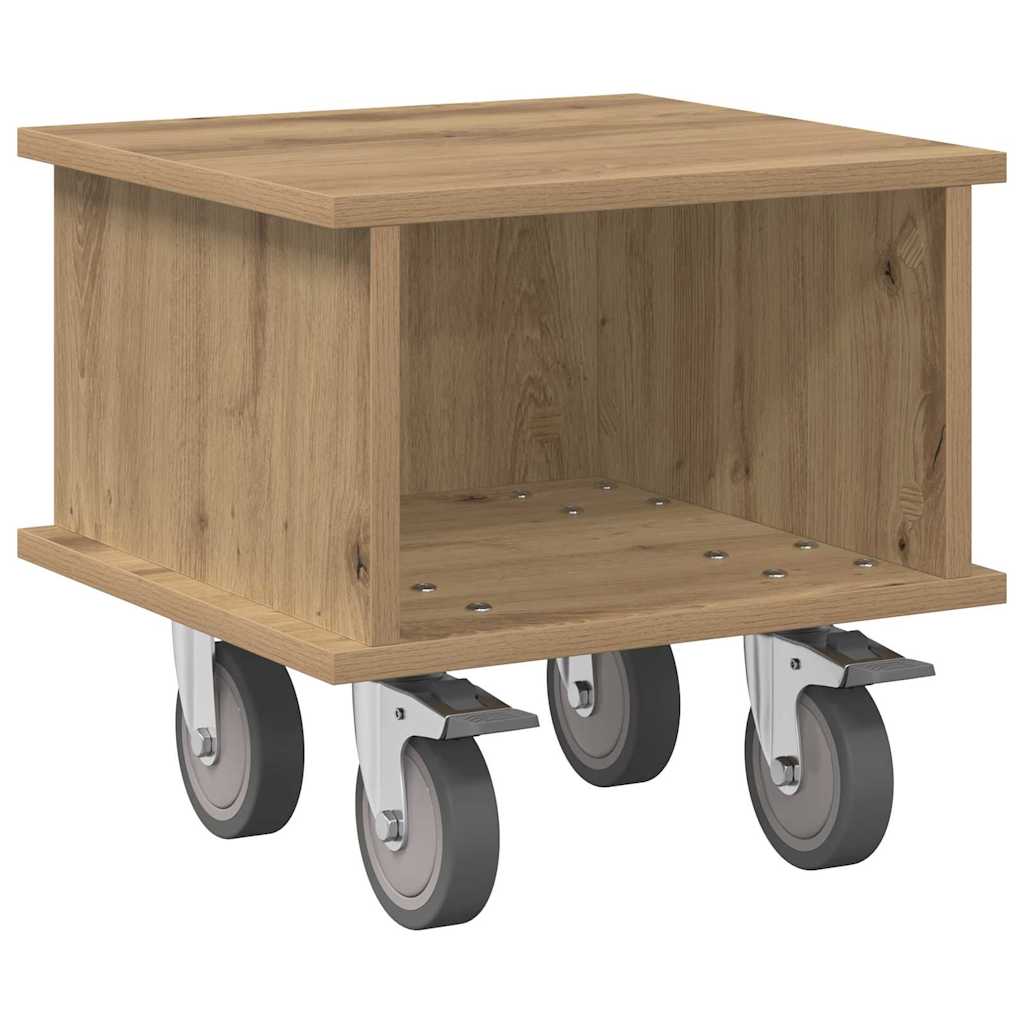 Meuble TV 37 x 35 x 35 cm Chêne artisanal Bois d'ingénierie - XIOS