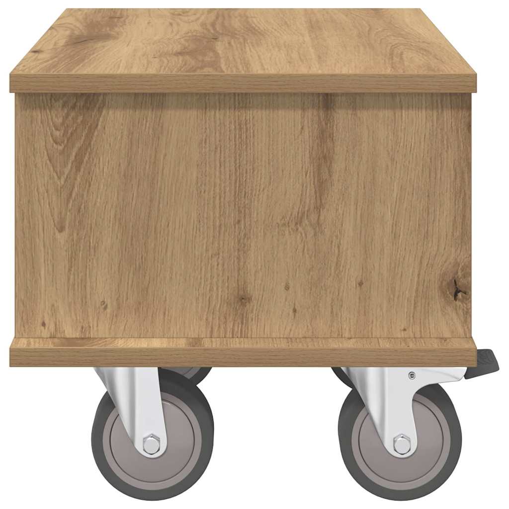 Meuble TV 37 x 35 x 35 cm Chêne artisanal Bois d'ingénierie - XIOS